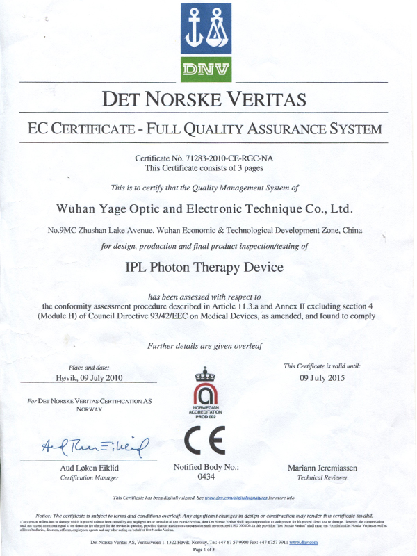 CE certification